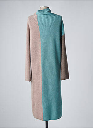 Robe longue bleu DEVERNOIS femme