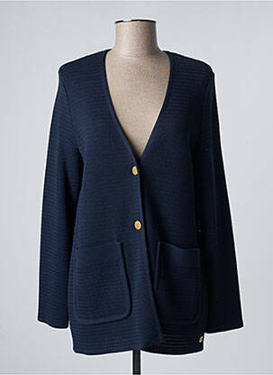 Veste casual bleu DEVERNOIS femme