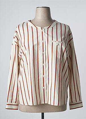 Chemisier beige DEVERNOIS femme
