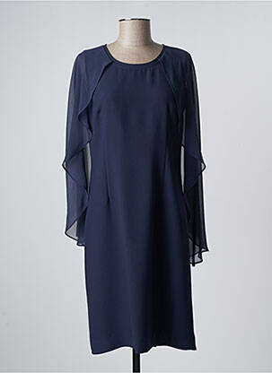 Robe mi-longue bleu DEVERNOIS femme