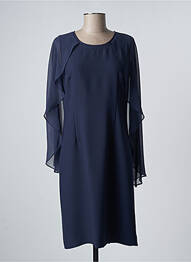 Robe mi-longue bleu DEVERNOIS femme