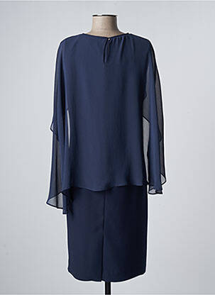 Robe mi-longue bleu DEVERNOIS femme