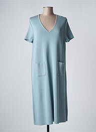 Robe longue bleu DEVERNOIS femme