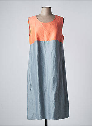 Robe longue gris DEVERNOIS femme