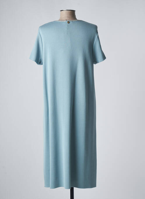 Robe longue bleu DEVERNOIS pour femme