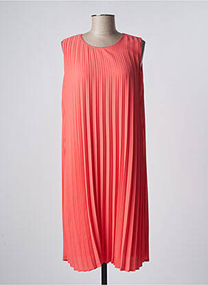 Robe mi-longue rose DEVERNOIS femme