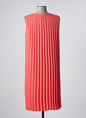 Robe mi-longue rose DEVERNOIS femme