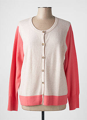 Gilet manches longues beige DEVERNOIS femme