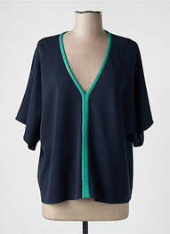 Pull bleu DEVERNOIS femme