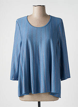 Pull bleu DEVERNOIS femme