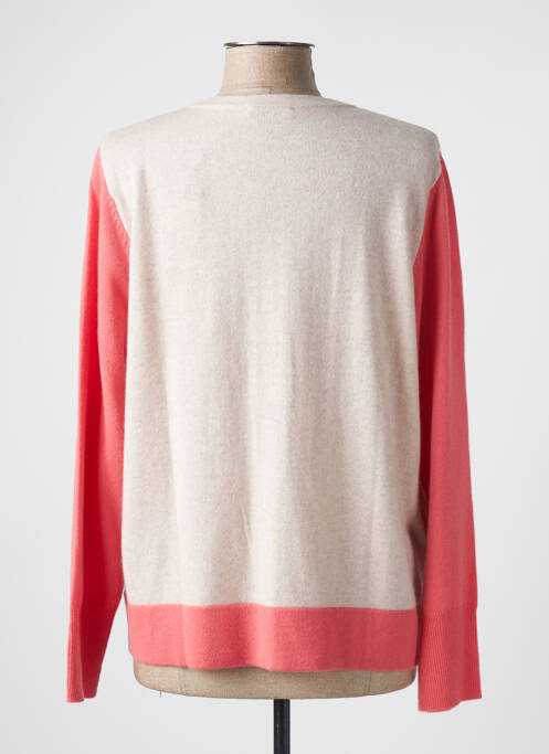 Gilet manches longues beige DEVERNOIS pour femme