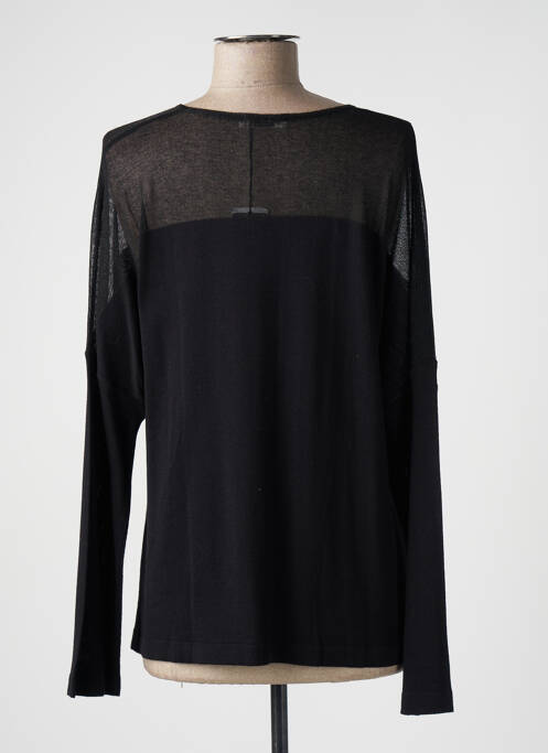 Pull noir DEVERNOIS femme