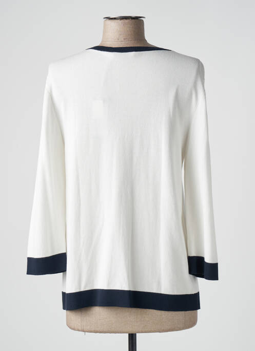 Gilet manches longues beige DEVERNOIS pour femme