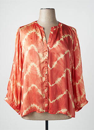 Chemisier orange DEVERNOIS femme