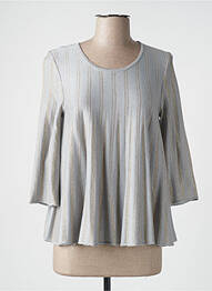 Pull gris DEVERNOIS femme