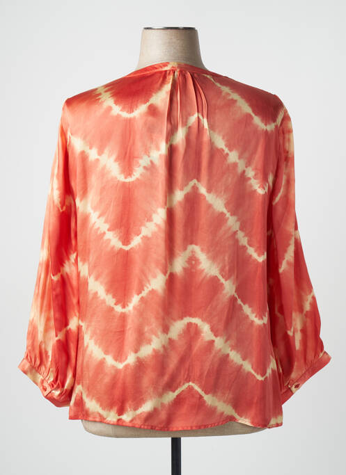 Chemisier orange DEVERNOIS femme