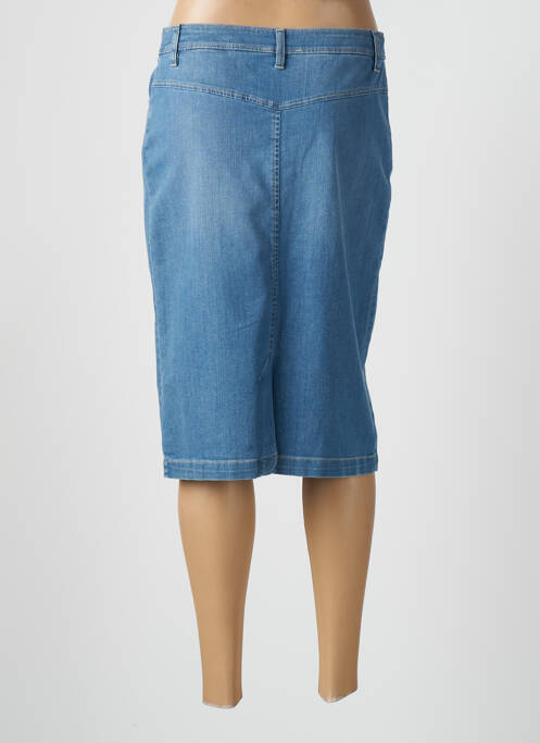 Jupe mi-longue bleu DEVERNOIS pour femme