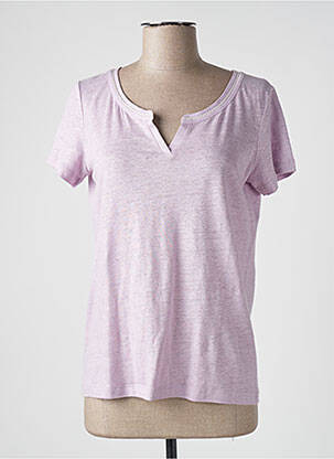 T-shirt violet DEVERNOIS femme