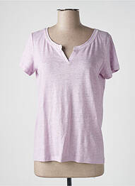 T-shirt violet DEVERNOIS femme