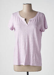 T-shirt violet DEVERNOIS pour femme seconde vue