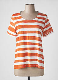 T-shirt orange DEVERNOIS femme