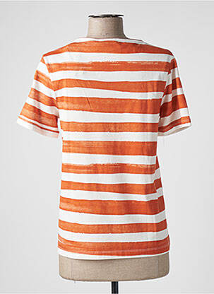 T-shirt orange DEVERNOIS femme