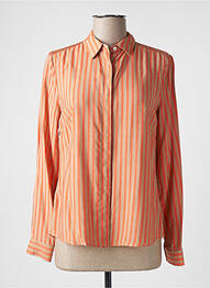 Chemisier orange DEVERNOIS femme