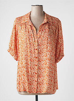 Chemisier orange DEVERNOIS femme