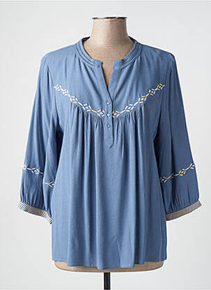 Blouse bleu DEVERNOIS femme