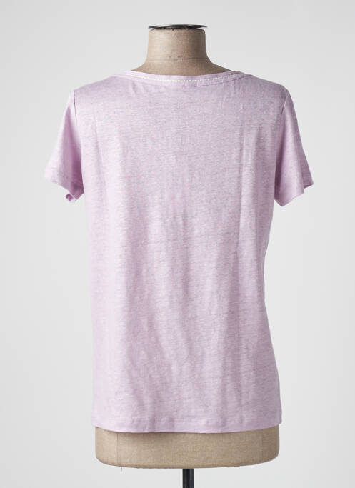 T-shirt violet DEVERNOIS pour femme