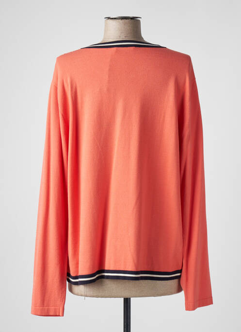 Gilet manches longues orange DEVERNOIS pour femme