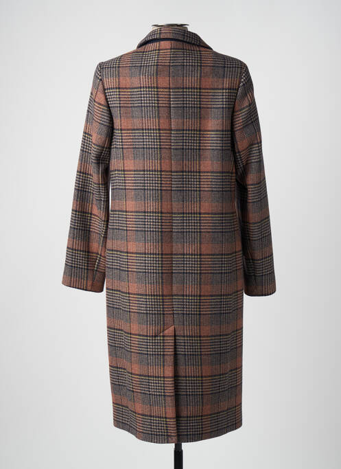 Manteau long bleu DEVERNOIS pour femme