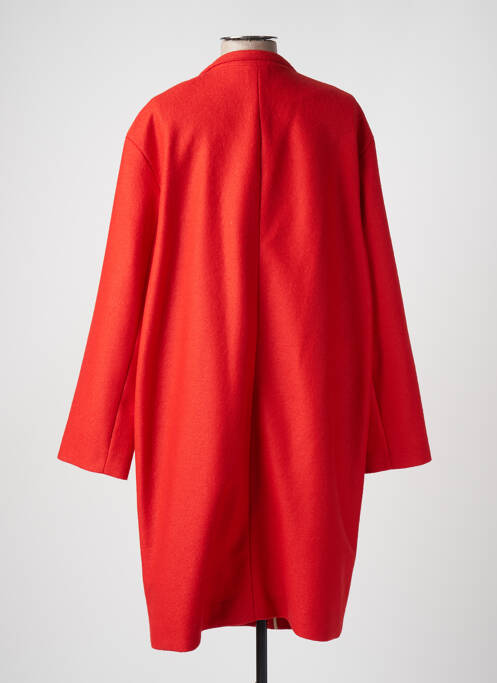 Manteau long rouge DEVERNOIS pour femme