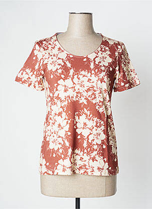 T-shirt orange DEVERNOIS femme