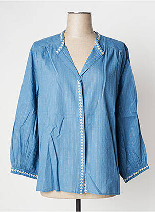 Chemisier bleu DEVERNOIS femme