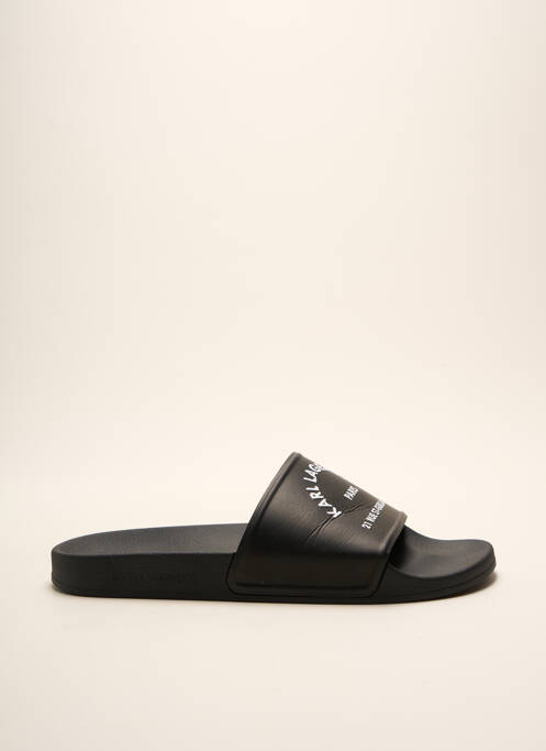 Sandales/Nu pieds noir KARL LAGERFELD pour homme