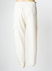 Pantalon cargo blanc TWINSET pour femme seconde vue