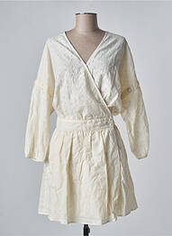 Robe courte blanc DAY OFF femme