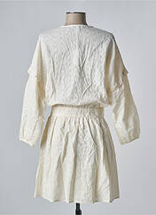 Robe courte blanc DAY OFF pour femme seconde vue