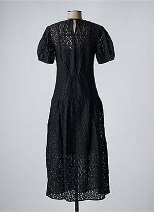 Robe mi-longue noir SAMSOE & SAMSOE femme