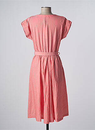 Robe mi-longue orange MOLLY BRACKEN femme