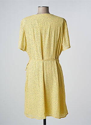 Robe courte jaune MSCH COPENHAGEN femme
