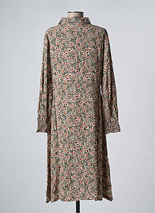 Robe mi-longue marron VILA femme