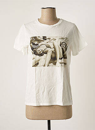 T-shirt blanc BELLEROSE femme
