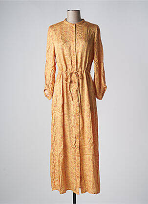 Robe mi-longue orange VILA femme