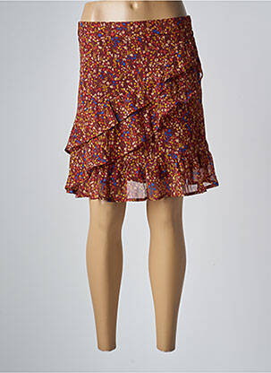 Jupe courte marron GRACE & MILA femme