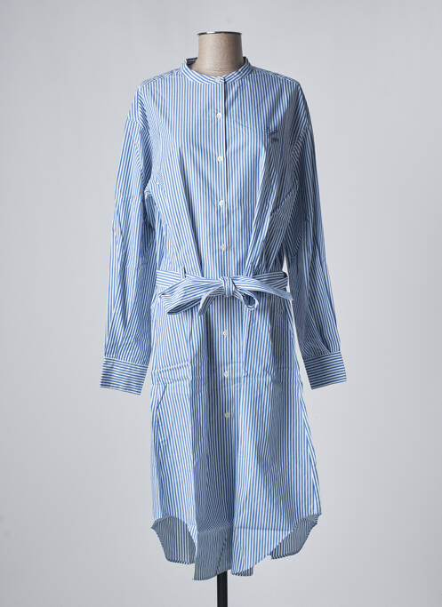 Robe mi-longue bleu MAISON LABICHE pour femme