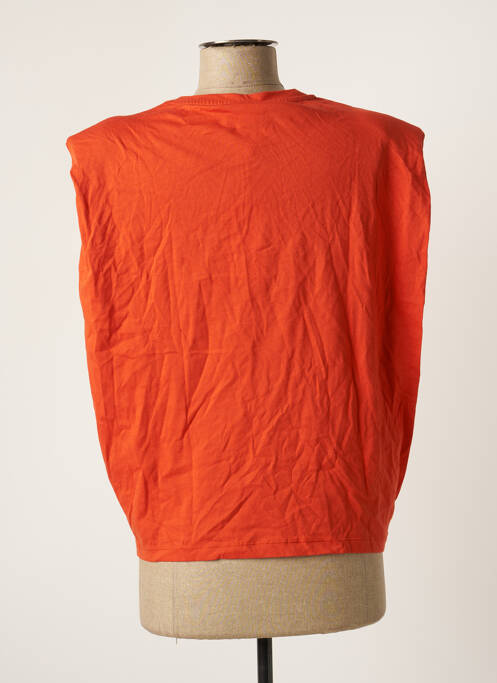 T-shirt orange VILA pour femme