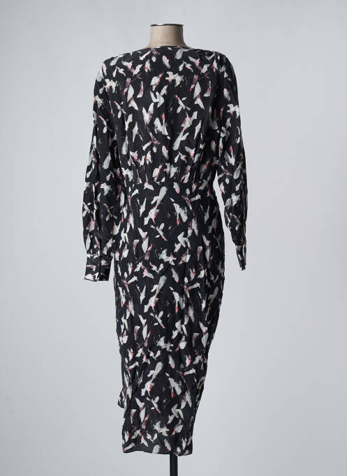 Robe mi-longue noir IRO pour femme