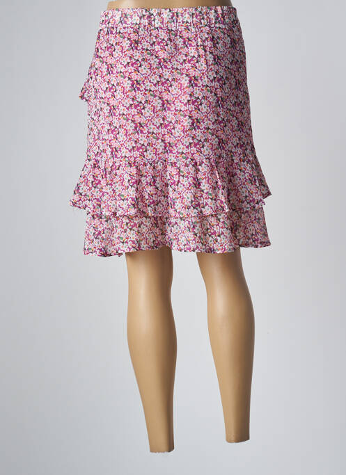 Jupe courte violet GRACE & MILA pour femme